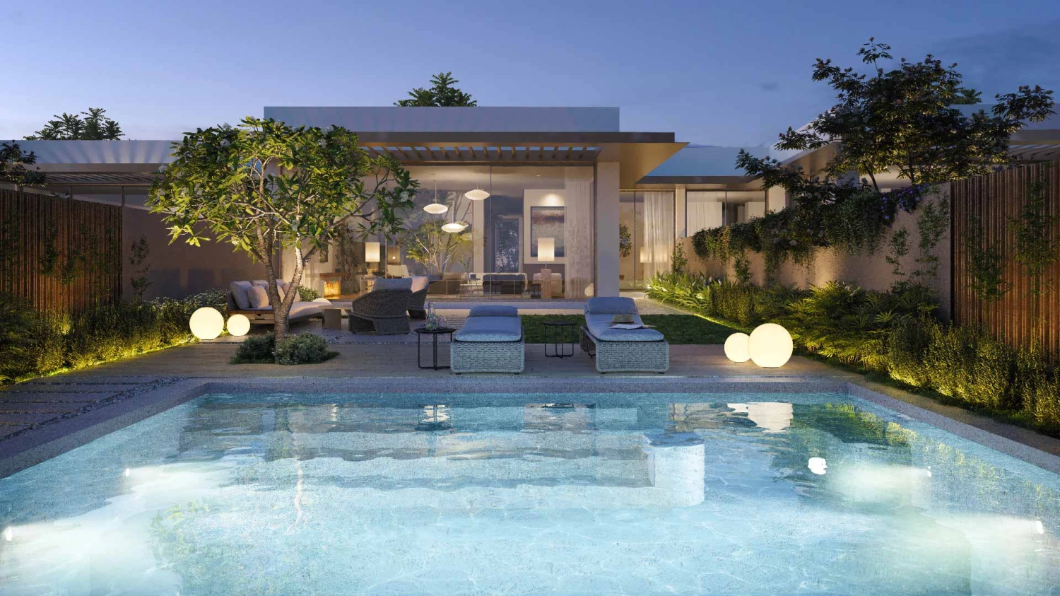 Wellness community setting with ocean views at SHA Residences